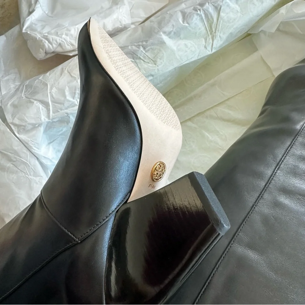 Tory Burch Lila Pointed Toe Knee Boots